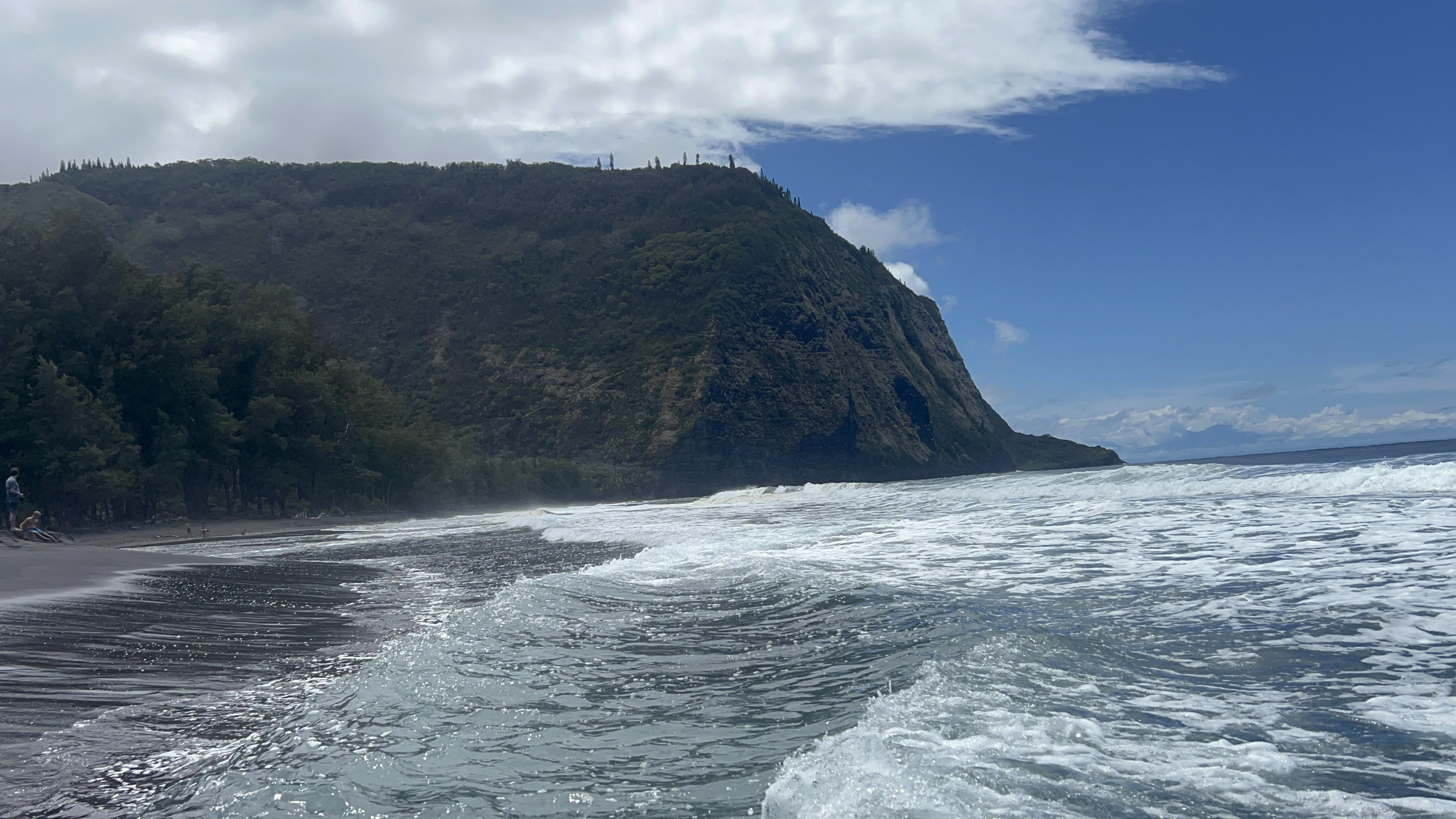 River and taro fields